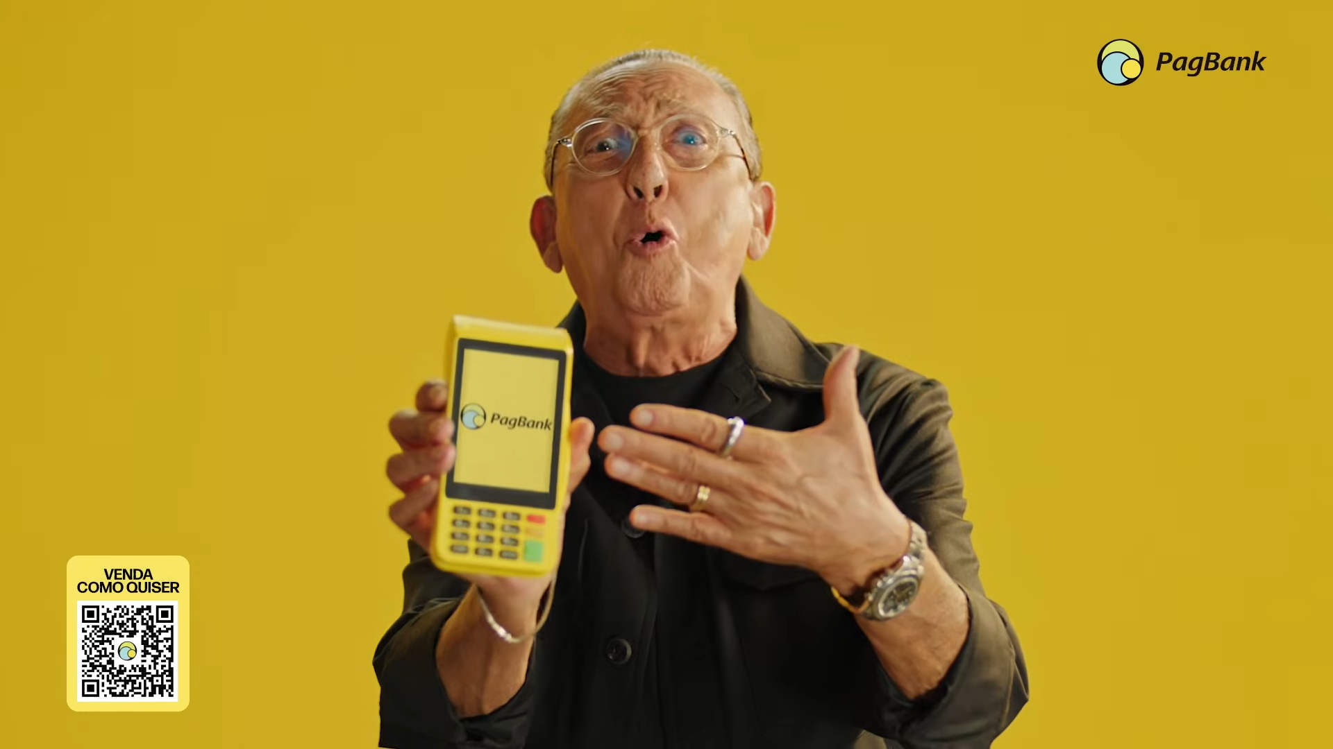 Pagbank aposta em Galvão Bueno para conectar futebol e empreendedorismo